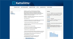 Desktop Screenshot of kattoliitto.fi